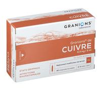 Granions® de Cuivre 0,3 mg/2 mL Solution(S) 60 ml