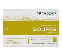 Granions De Soufre 19,5mg/2ml Solution Buvable Ampoules 30x2ml