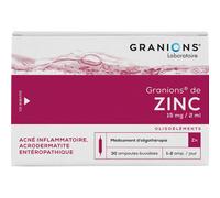 Granions® de Zinc 15 mg/2 mL Solution(S) 60 ml
