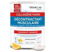 GRANIONS Collagène marin poudre – Acide hyaluronique, Magnésium, Vitamine C – Pot 300 g