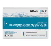 Granions Décontractant Musculaire 30 Ampoules Buvables