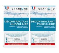 Granions Décontractant Musculaire Oligoéléments 2x60 Comprimés