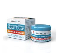GRANIONS Baume Chauffant - Huile Essentielle - Camphre - Détente Musculaire