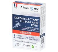 GRANIONS Décontractant Musculaire Fort à croquer - 30 Comprimés Goût Pomme Comprimé(S) À Croquer pc(s)