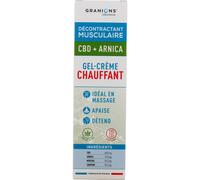 Granions Décontractant Musculaire Gel-Crème Chaufffant - CBD + Arnica - 75 ml