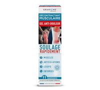 GRANIONS - Gel Décontractant Musculaire à Action Rapide, Soulagement Efficace et Apaisant (Tube 100mL) - lot de 2 - Vendu par Lot
