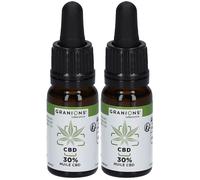 GRANIONS® Huile CBD 30% Set(S) 2x10 ml
