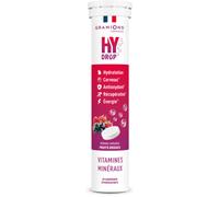 Granions Hydrop Énergie Vitamines Minéraux Fruits Rouges 20 Comprimés
