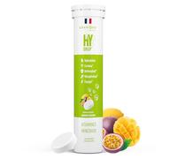 GRANIONS HYDROP ELECTROLYTE - Electrolytes Hydratation SANS SUCRE - Fabriqué en France - Vitamines, Minéraux, Magnesium - Pastille Hydratation - 20 Pastilles Effervescentes - Mangue Passion