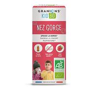 GRANIONS® Kid Bio Nez Gorge - Sirop Aux Plantes Goût Fraise solution orale 125 ml