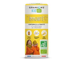 Granions® Kid Bio Immunité - Sirop Aux Plantes Goût Banane Solution(S) 125 ml