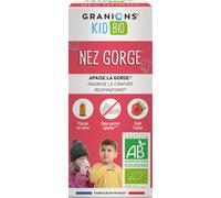 Granions Kid Bio Nez Gorge - Sirop aux plantes goût fraise 125 ml