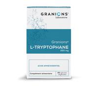 Laboratoire des GRANIONS – Complément alimentaire L‑Tryptophane 220 mg Vit. B6+Magnésium 60 gélules