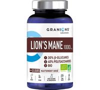 Granions Lion's Mane 1000mg Champignons Adaptogènes Bio Végan 90 Gélules