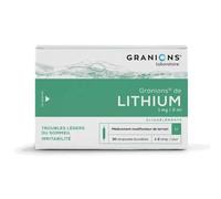 Granions Lithium Oligoélément 30 Ampoules Buvables