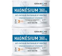 GRANIONS Magnésium 360 mg Poudre Pour La Préparation D'Une Solution 2x360