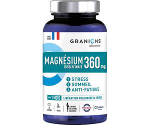 Granions Magnésium 360mg Stress Et Sommeil Convient Aux Femmes Enceintes 60 Comprimés