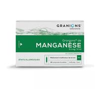 Granions Manganèse Oligoélément 30 Ampoules Buvables