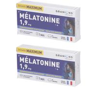 Granions Mélatonine 1,9 mg Comprimé(S) 2x30 pc(s)