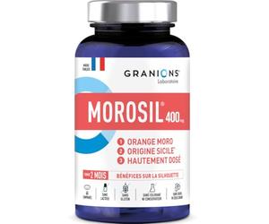 Granions - Morosil - 400 mg - Vitamine C - 60 Comprimés | Formule Hautement Dosée, Complement Alimentaire, Bénéfices Sur La Silhouette, Cure 2 Mois
