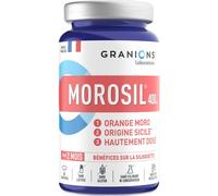 MOROSIL ® 400 mg GRANIONS - Morosil Perte de Poids - Morosil + Vitamine C - Morosil Hautement Dosé - Bruleur de graisse puissant - Ventre Plat - 2 Etudes Scientifiques - 60 Comprimés - Format 2 Mois