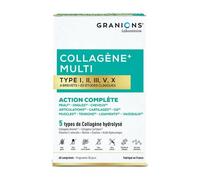 GRANIONS - MULTI Collagene + 5 Types de Collagène - 20 études cliniques - 1 mois