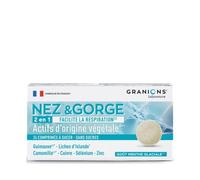 Granions Nez & Gorge 2 en 1 Goût Menthe Glaciale 24comp