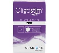 Granions Oligostim Zinc 40 Comprimés Sublinguaux
