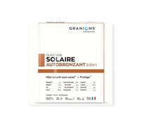 GRANIONS Complément autobronzant 2-en-1 – Pigments naturels – 60 gélules (2 mois)