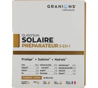 Granions Oligo'sun Solaire Préparateur 3 en 1 60 Gélules