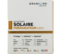 Granions Oligo'Sun Solaire Préparateur 3en1 30 Gélules