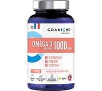 GRANIONS Oméga 3 1000mg - Haute concentration EPA DHA et Vitamine E 60 capsules