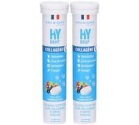 Granions Pastille hydratation Électrolytes au Collagène - HYDROP framboise-cassis Comprimés Effervescents 2x18 pc(s)