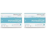 GRANIONS Potassium Aide à diminuer la faiblesse musculaire et les crampes Aide à la décontraction musculaire Potassium 80 mg 30 Ampoules (Lot de 2)