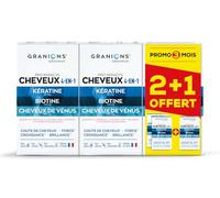 Granions Pro Keracys Cheveux 4-En-1 Anti-Chute/Croissance/Force 2x90 Gélules + 90 Gélules Offertes