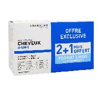 Granions Pro Keracys Cheveux 4-en-1 Anti-chute/Croissance/Force 2x90+90 gélules