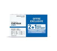 Granions Pro Keracys Cheveux 4-En-1 Anti-Chute/Croissance/Force 2x90 Gélules + 90 Gélules Offertes