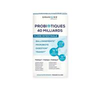 Laboratoire des Granions Probiotiques 40 Milliards Flore Intestinale Digestion 40 Gélules
