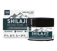 Granions Shilajit Résine 500mg Energie Cerveau Immunité 50g 100 jours