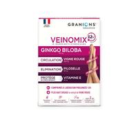 GRANIONS Veinomix Complément pour jambes lourdes Libération prolongée 12h Vigne Rouge 60 comprimés