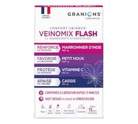 Granions – Complément Veinomix Flash 1200 mg – Libération 15 min – 30 comprimés