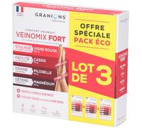 Granions Veinomix fort Lot de 3 mois Comprimé(S) 90 pc(s)