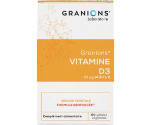 Granions Vitamine D3 10μg 60 Gélules