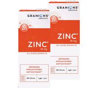 Granions Zinc 15mg Boîtes 2x60 Gélules