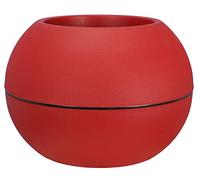 Pot de fleurs - RIVIERA - Boule - D40 H28 cm - Rouge