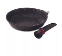 Granit PRO Poêle Fonte Aluminium Revêtement céramique Manche amovible Induction D24