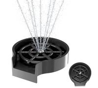 GRANITAN Lave-verre pour Évier 130 mm, Noir | Spülboy, Lave-bouteilles pour Maison et Restauration, Accessoires Restauration, Lave-verre Eau Chaude Froide