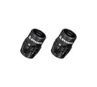 Granite Juicy Nipples Bouchons Démonte-Obus Schrader, 2 Pcs (Noir)