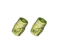 Granite Juicy Nipples Bouchons Démonte-Obus Schrader, 2 Pcs (Vert)