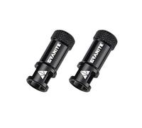 Granite Juicy Nipples Bouchons Démonte-Obus Valve Presta (Noir)